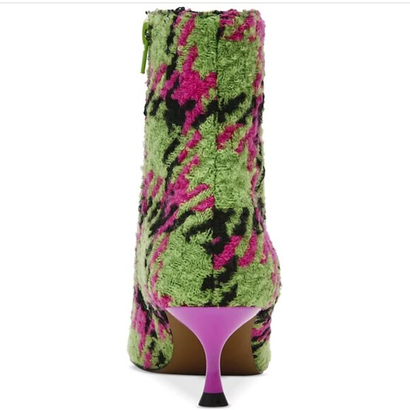 new BETSEY JOHNSON Women's Parkker Pointed-Toe Kitten-Heel Booties 2510 3T4M - Picture 3 of 5